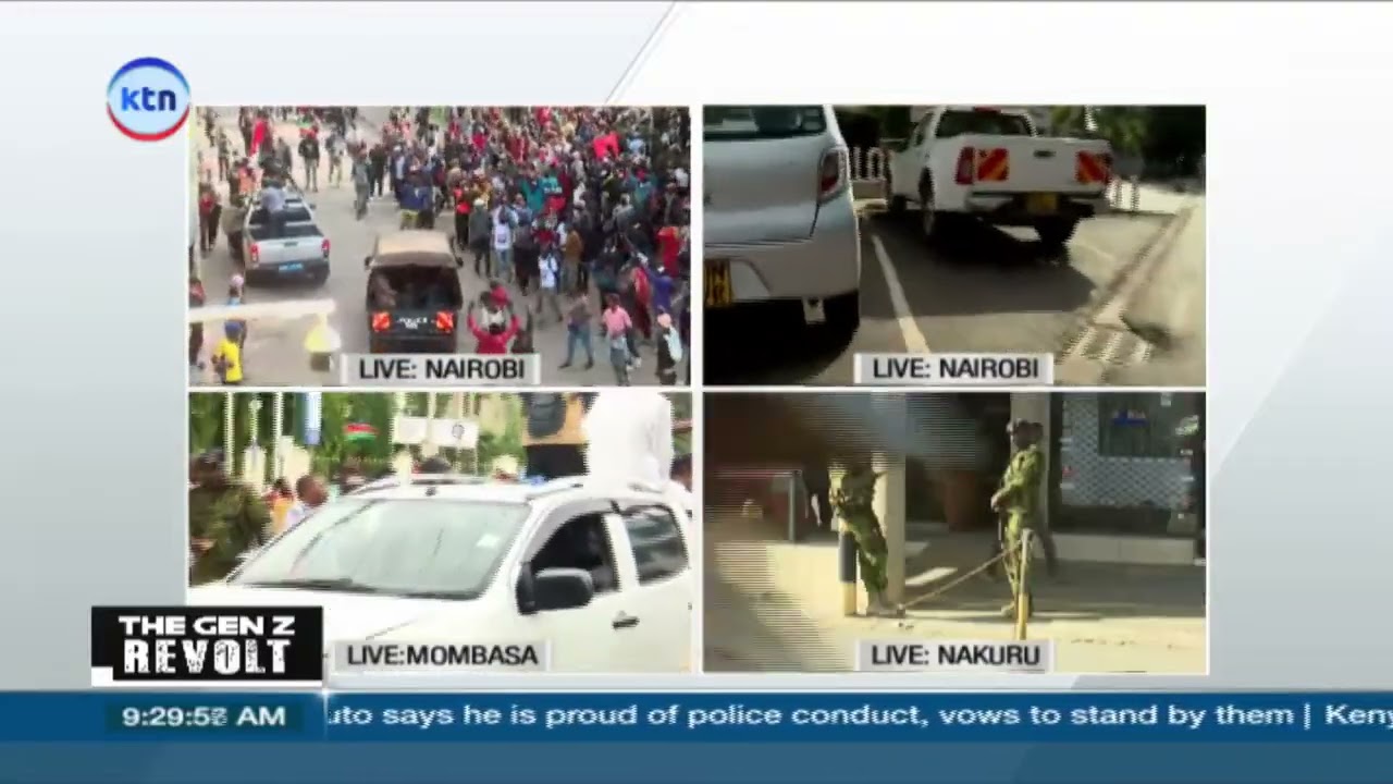 Crowds dispersed at Central Police Station using teargas canisters