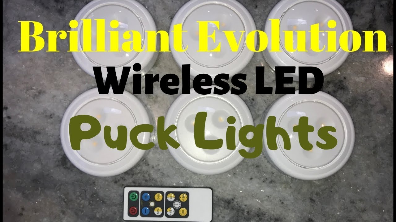 Brilliant Evolution Wireless LED Puck Lights Review and Installation