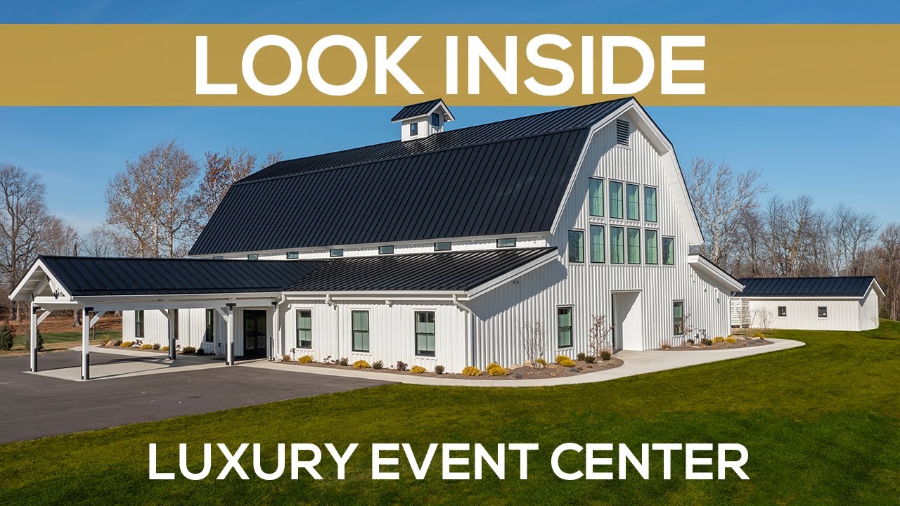 White Gambrel Wedding Venue