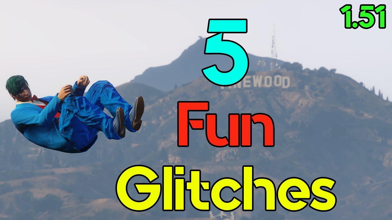 5 Fun Glitches in GTA Online - 1.51 #10