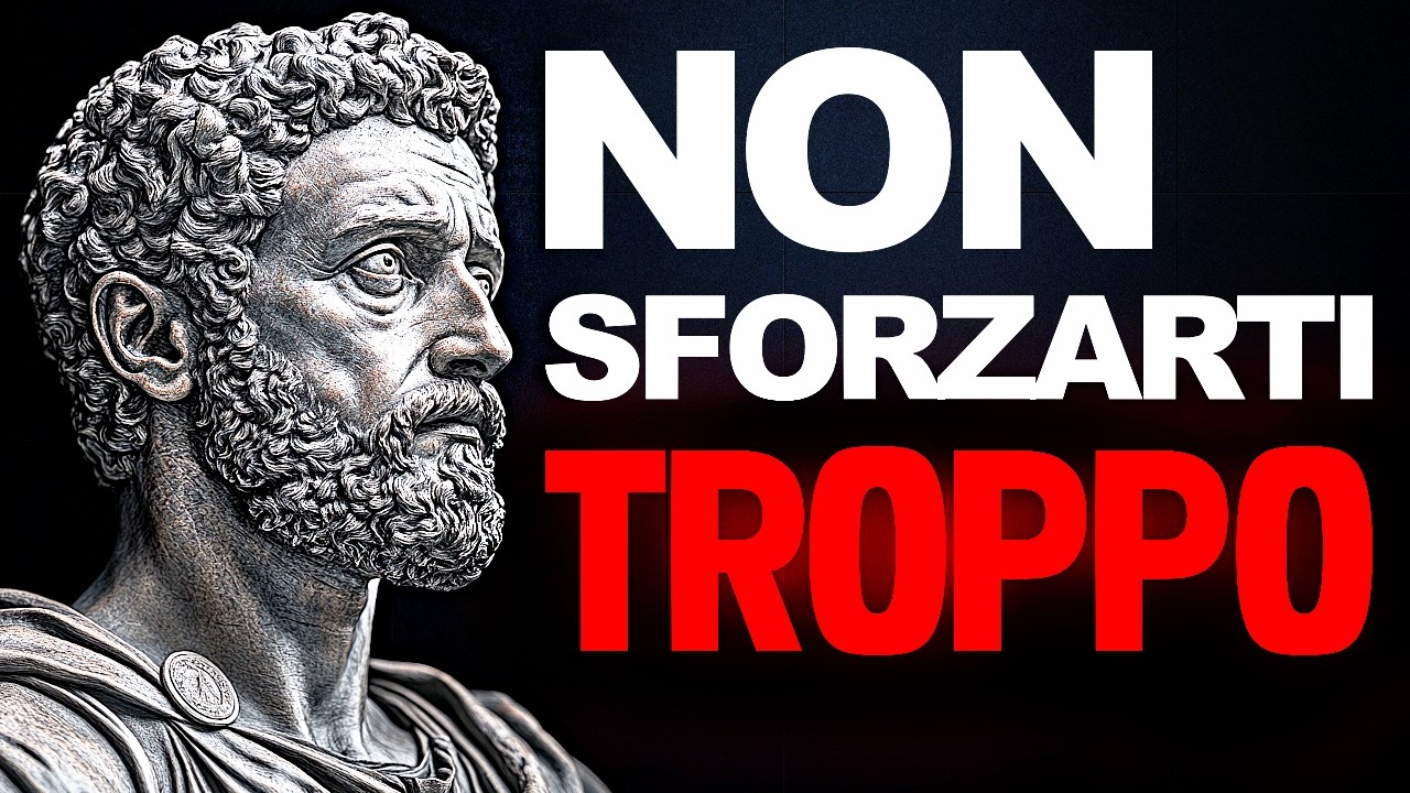 NON FORZARE: LAVORA SU DI TE E IL RESTO ARRIVA - FILOSOFIA STOICA