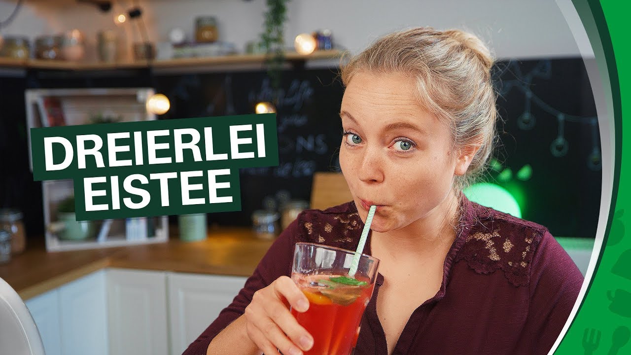 Selbstgemachter Eistee - 3 leckere Sorten für den Sommer