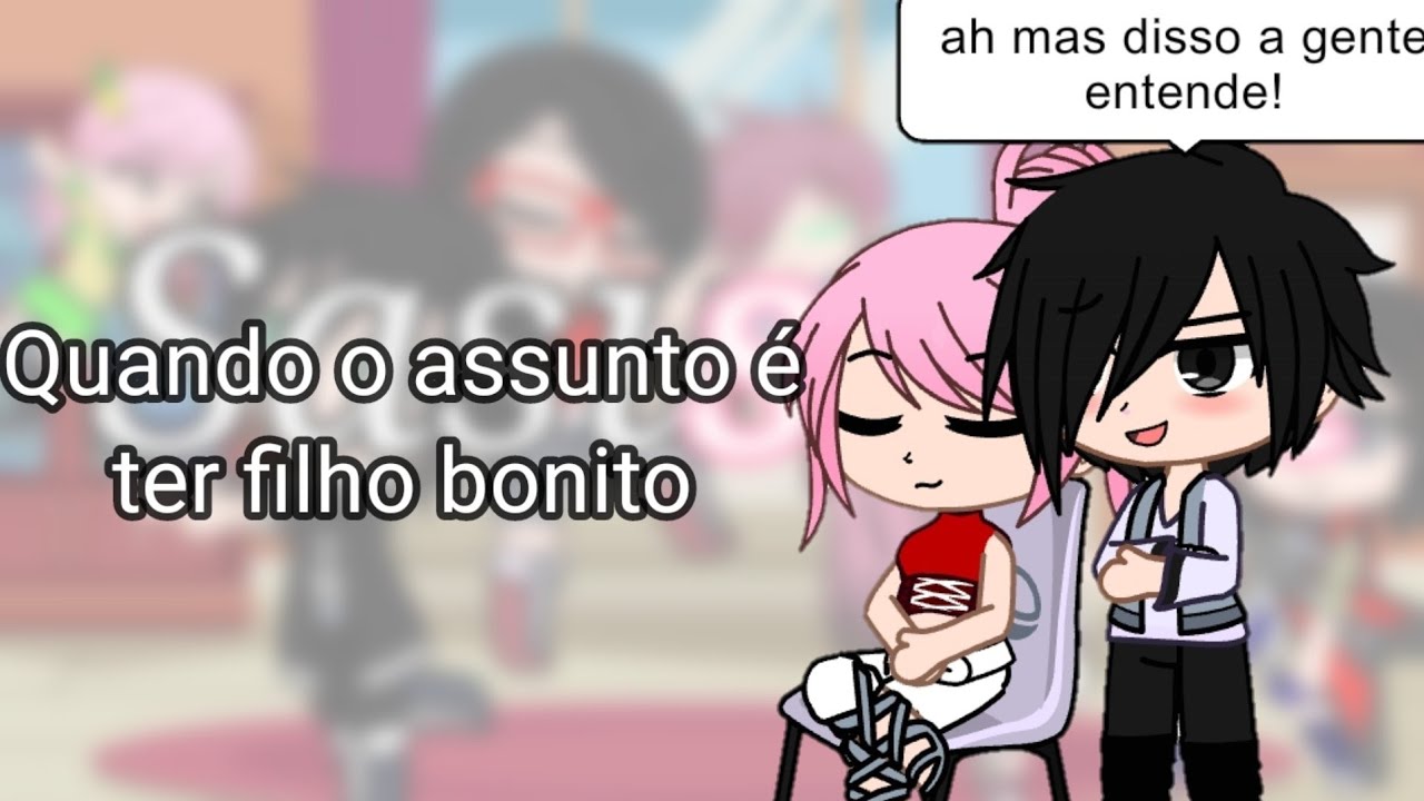 ✨🍅🍡🌸_ Quando o assunto é ter filho bonito_Meme_ (Sasusaku e crias deles)_🌸🍡🍅✨