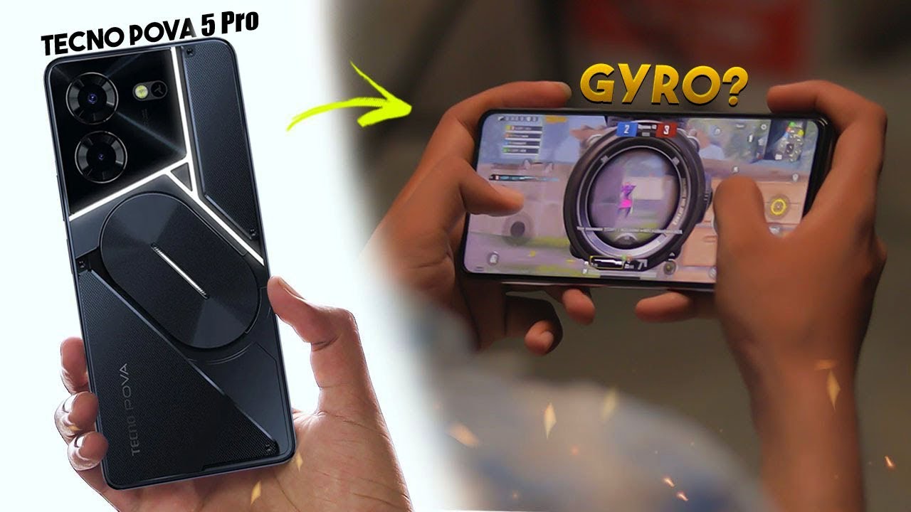 Tecno pova 5 pro 5g Pubg test | GYRO 
