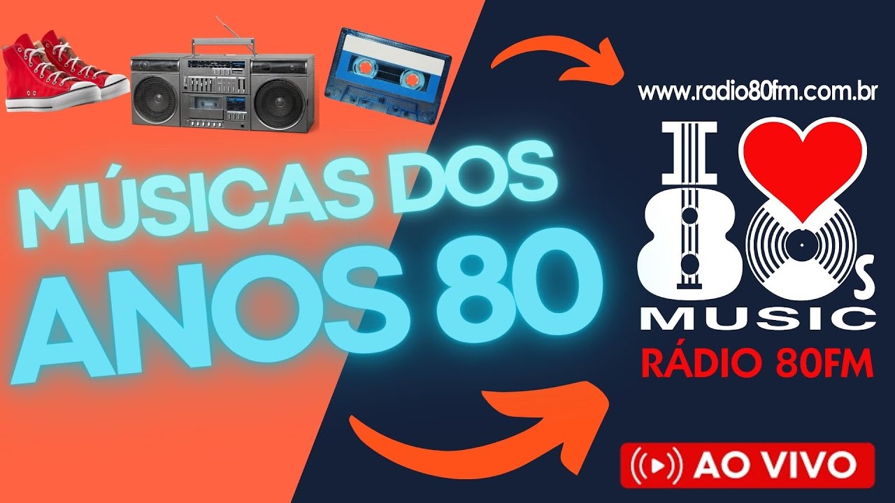 Programação Rádio 80FM - Ao-vivo, clássicas anos 80- com Rafael Dutra- noite 03/02/26