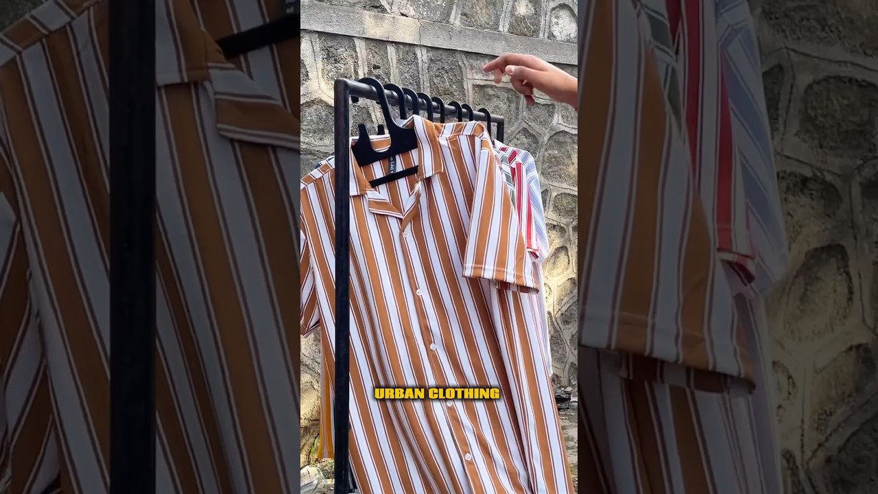 Cuban colar shirt korean pattern. #thrifting #ethenicwear #urbanwear #tshirt #fashion