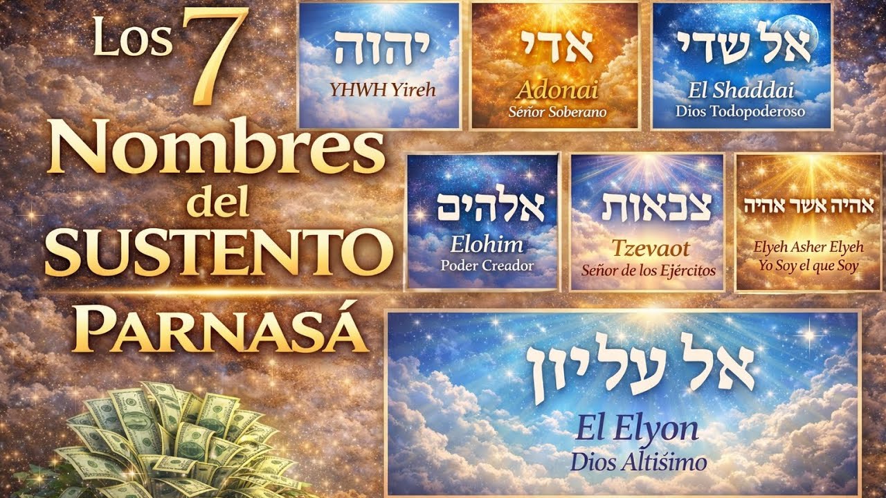 Los 7 Nombres De Dios Más poderosos para desbloquear nuestra Bendición 