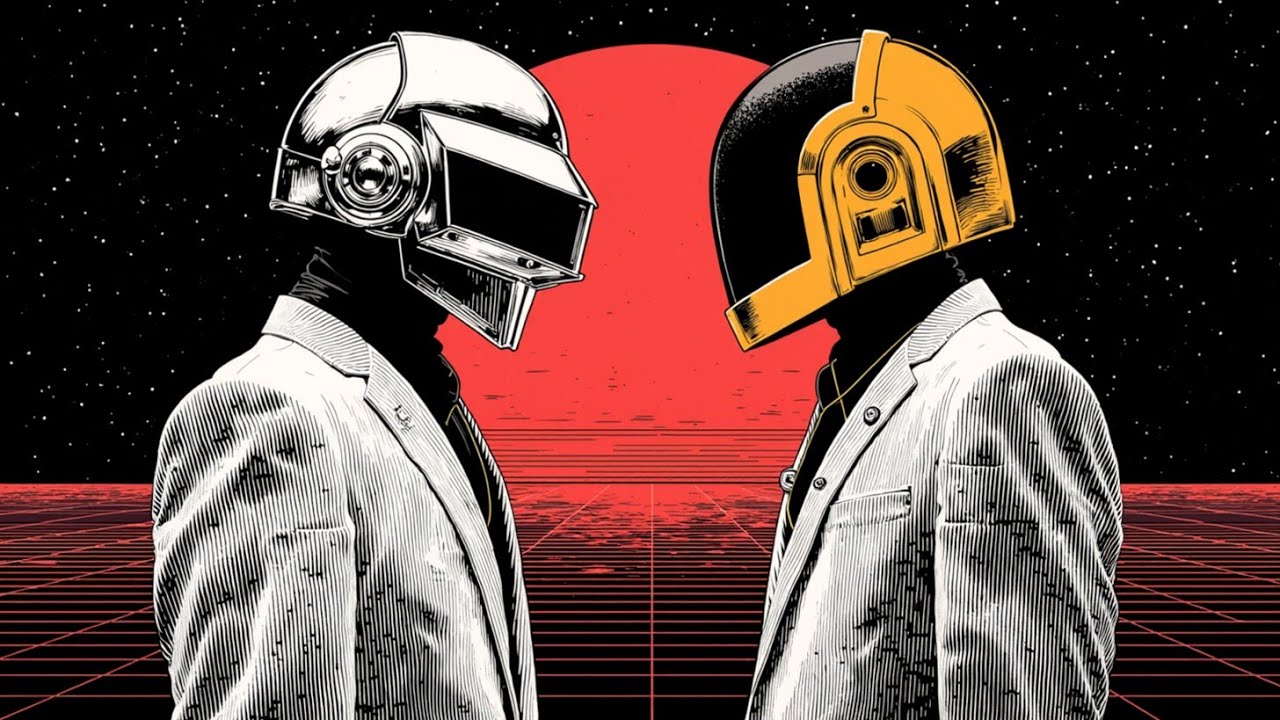 Daft Punk Vibe Funk Wave Synthwave Mix Неоновый Грув Музыка для Ночной Езды 80-х