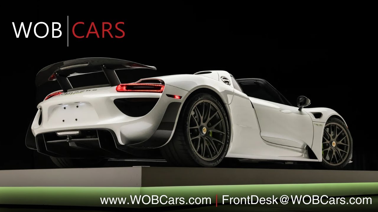 Walk Around this Stunning Oryx White 1,600-Mile 2015 Porsche 918 Spyder Weissach Package! | WOB Cars