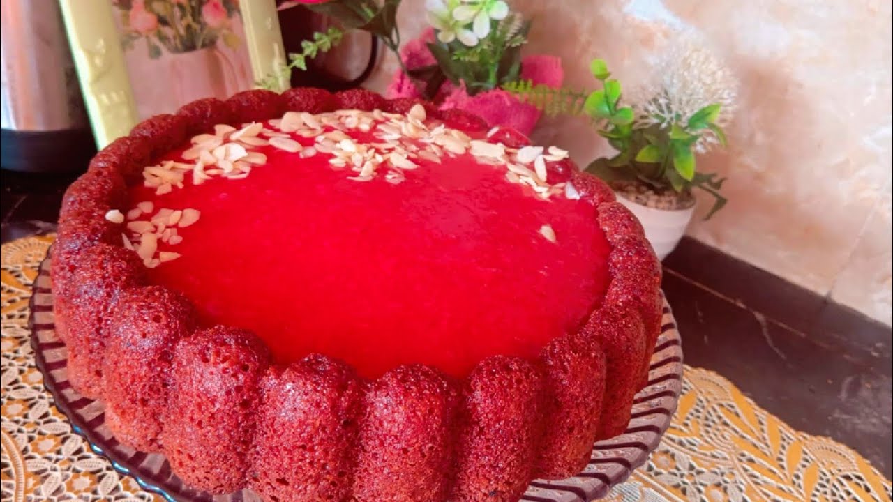 ألذ كيكة بالفراولة والشوكولاتة في البيت 🍓🍫 بطريقة بسيطة