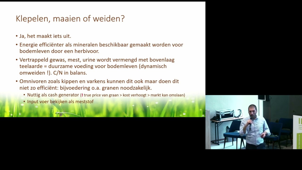 Belang en beheer van grasklaverkruiden in een biologische vruchtwisseling