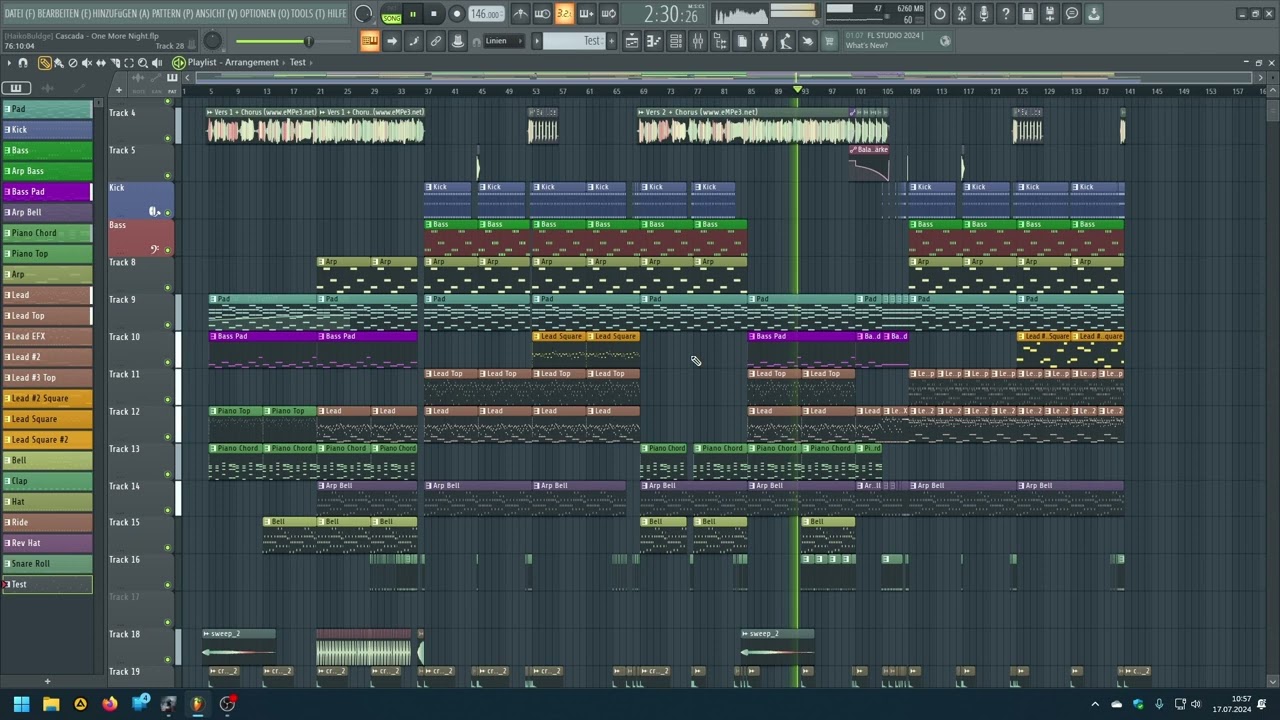 Cascada - One More Night (HBP Bootleg)