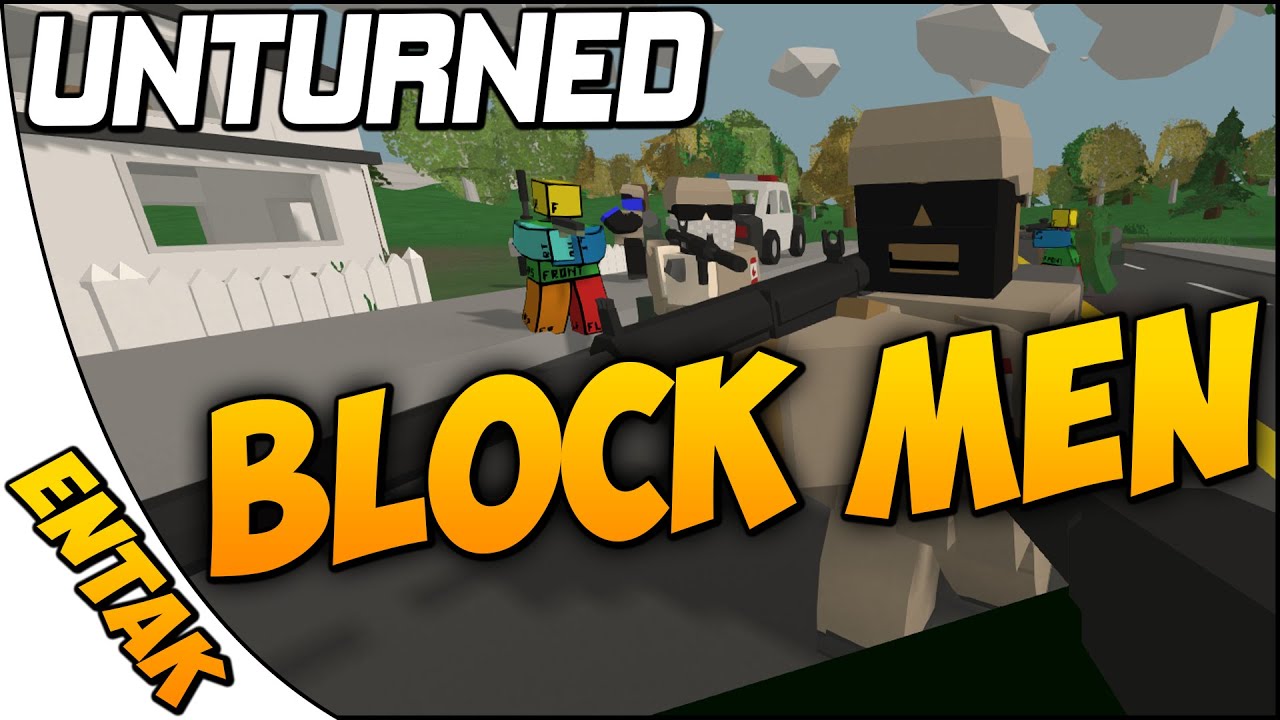 Unturned 3.0 CANADA Gameplay ➤ Random Server Adventures #6 - The Block Men!
