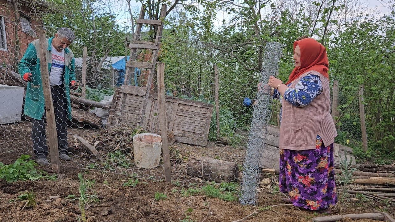 SINIRI BELİRLEDİK ARTIK BAHÇE TELİNİ ÇEKTİK 😇