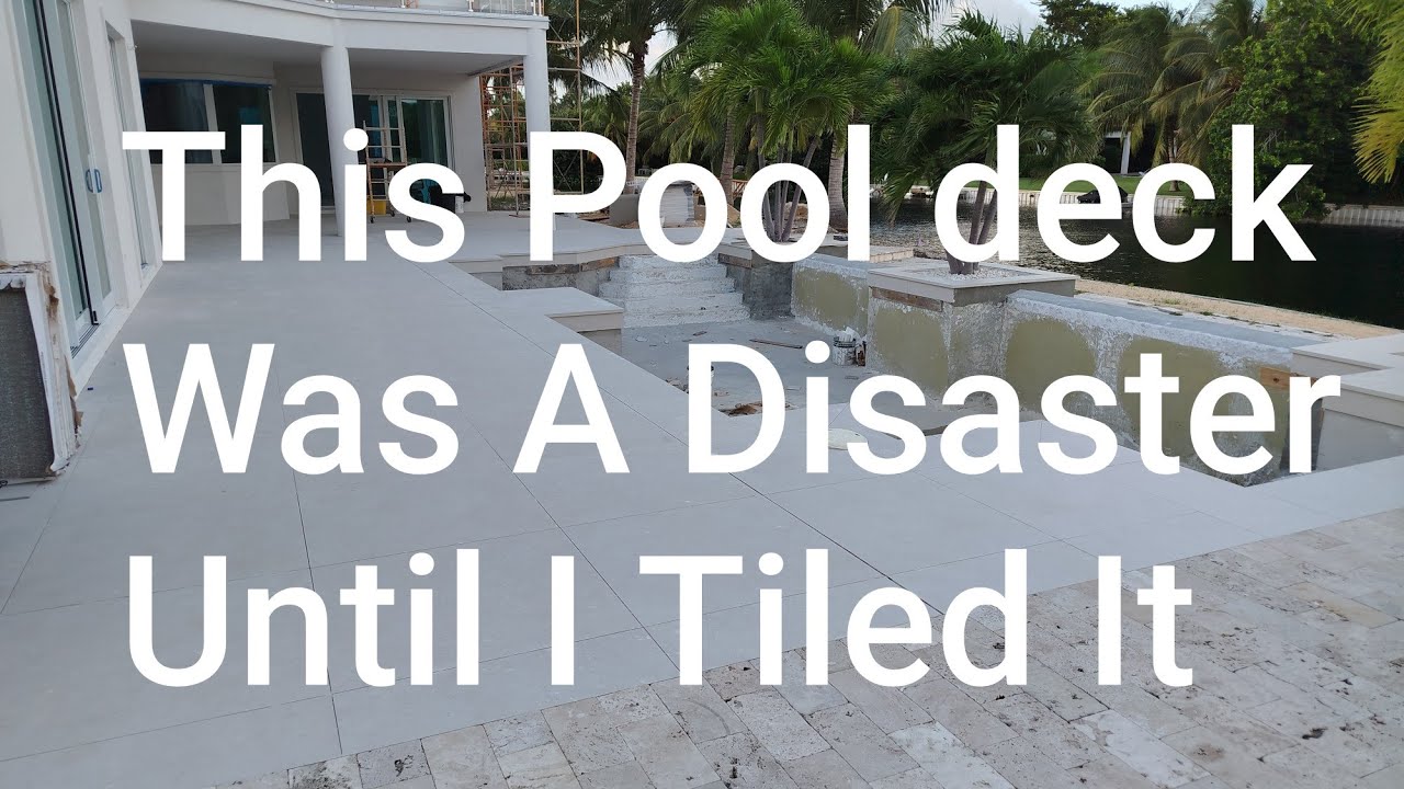 This Pool Deck Was A Disaster Until I Tiled It 