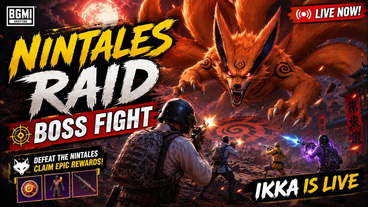 🎯 Битва с рейд-боссом Nintales &mdash; испытание для всей команды | BGMI
