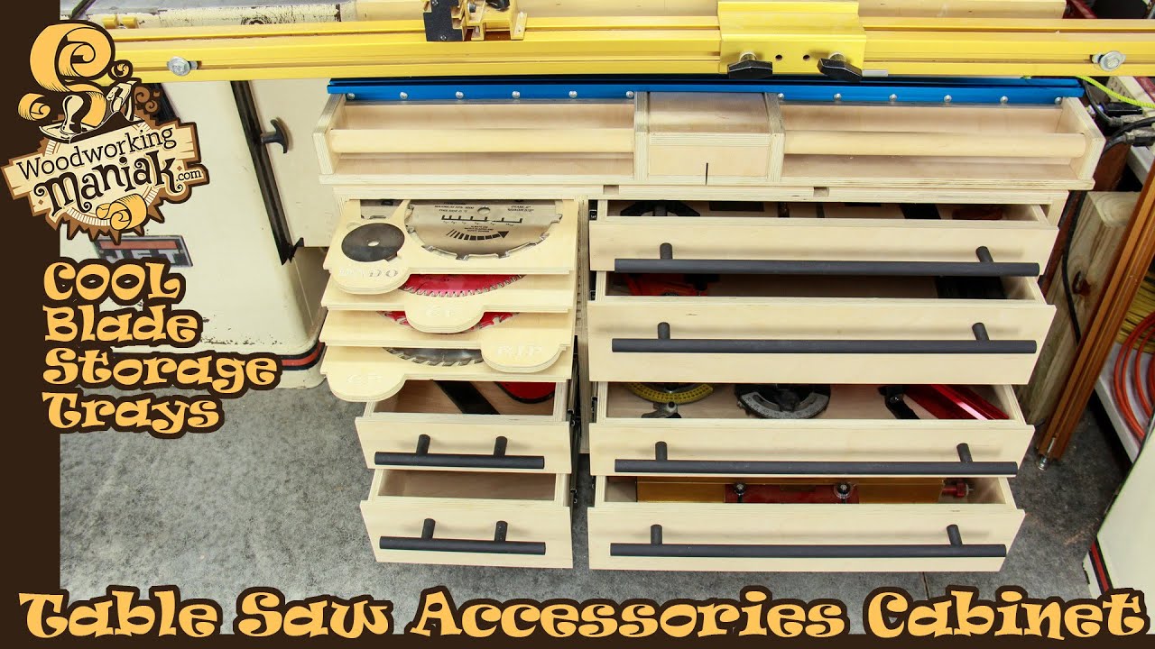 Table Saw Accessories Cabinet