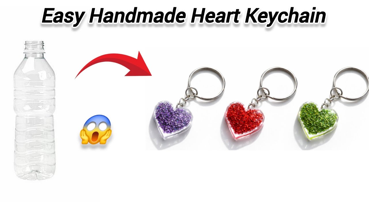 DIY Glitter Heart Keychain | Easy Shakar KeyChain Tutorial | Trending Handmade Gift Idea 2026 