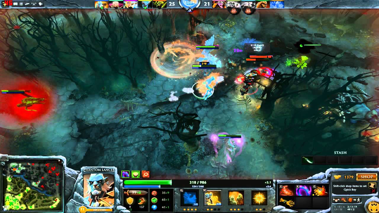 Dota 2 Torinsoyo тащит за Phantom Lancer