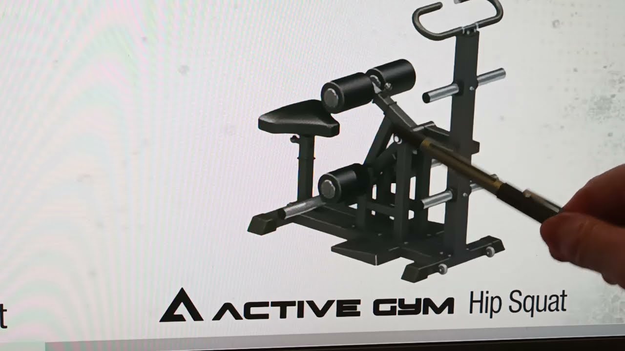 Test d'un hip squat (standing hip thrust ) 1er prix, Active Gym (part 2 de 2)