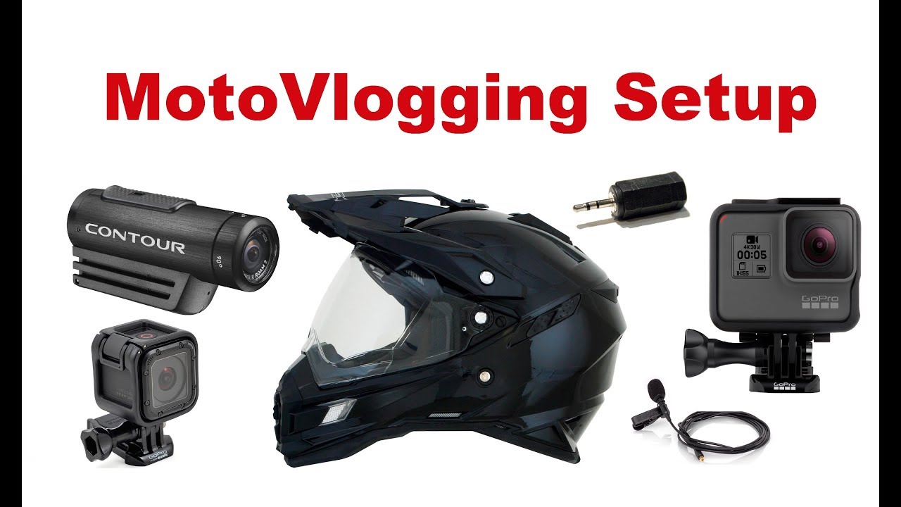 Motorcycle Helmet Camera Setup. MotoVlogging Setup. Simple is the key!