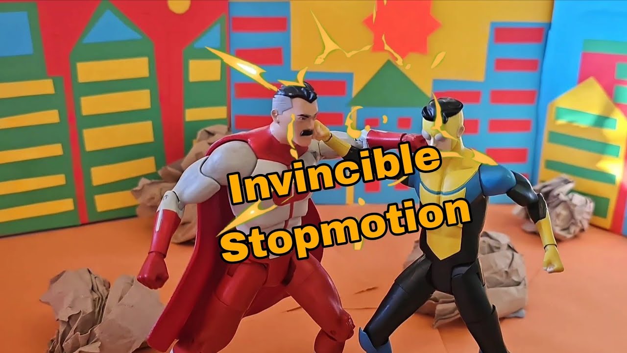Invincible  vs Omniman Stopmotion Animation