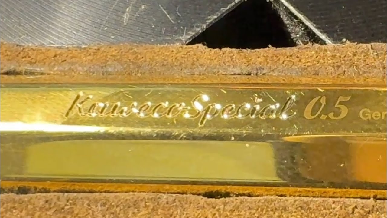 No.1 sharp pencil  『 KAWECO SPECIAL 』hand engraving Burin シャープペンシル ビュラン 彫金 彫刻 手彫り カヴェコ スペシャル