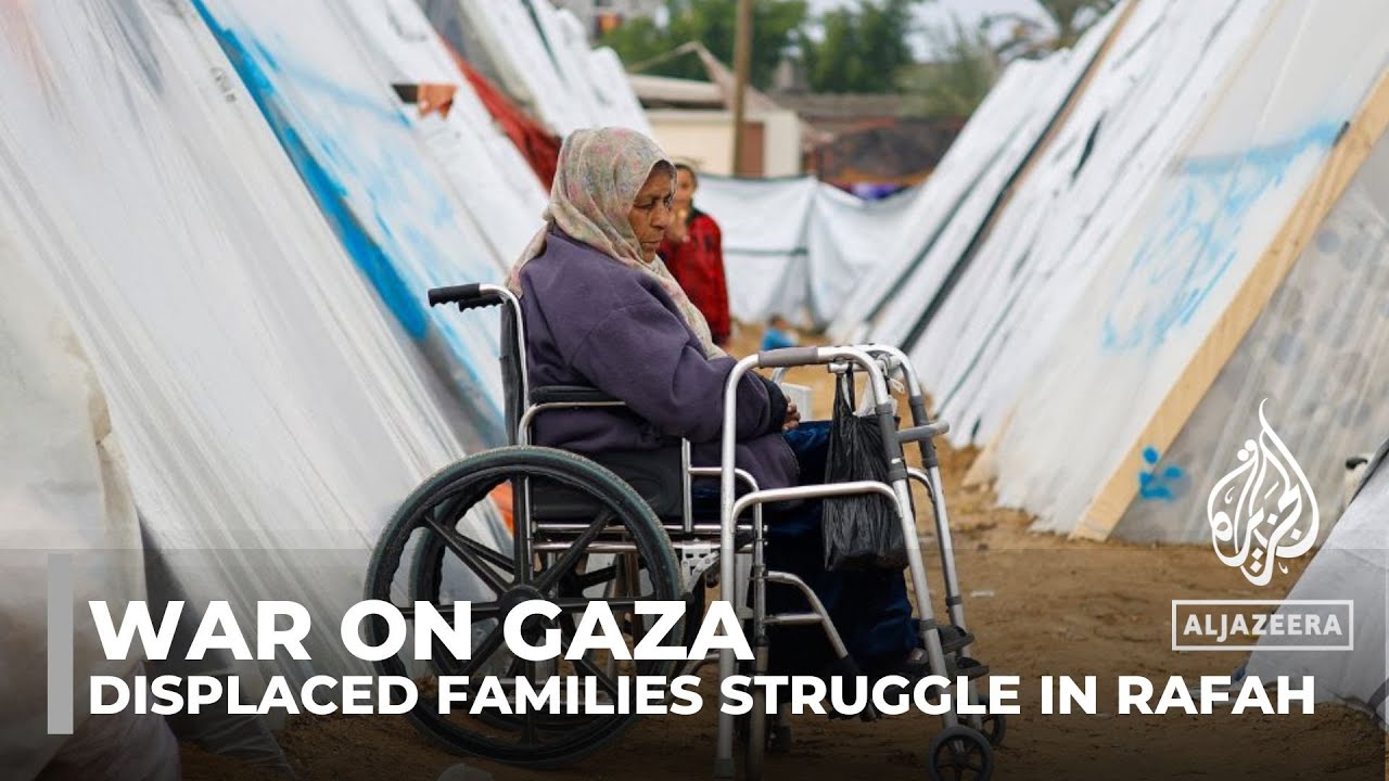 Displaced in Gaza’s Rafah: Families struggle with no food, water & medicine