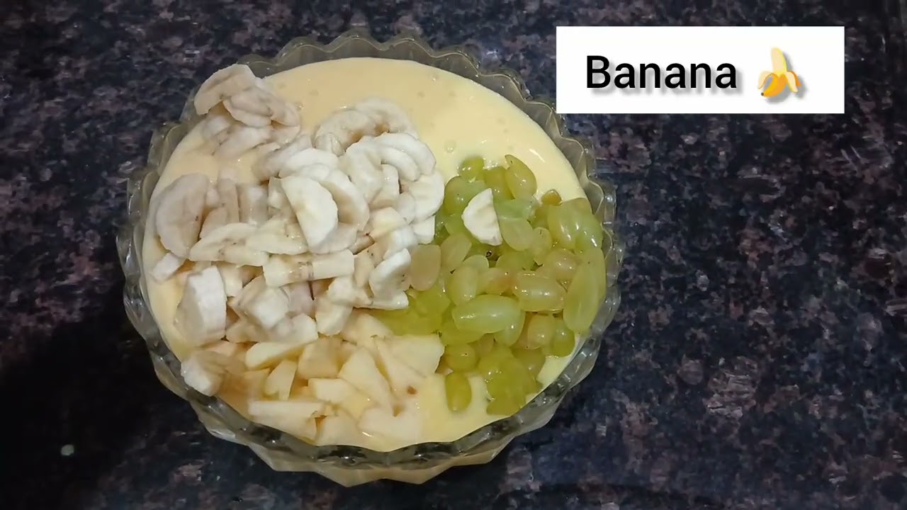 Fruit custard  fruit k meetha  fruit @Hayyums_kitchens 