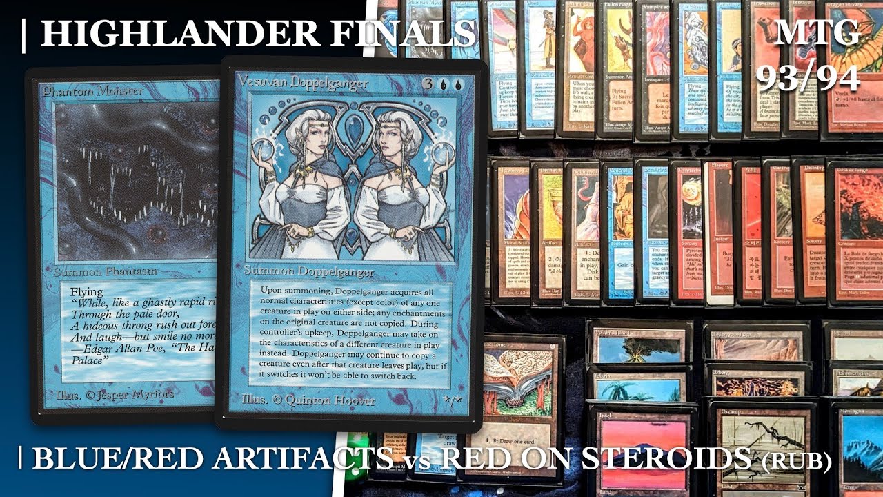 Finals Canadian Highlander MTG 93/94, UR Artifacts vs Red on Steroids 