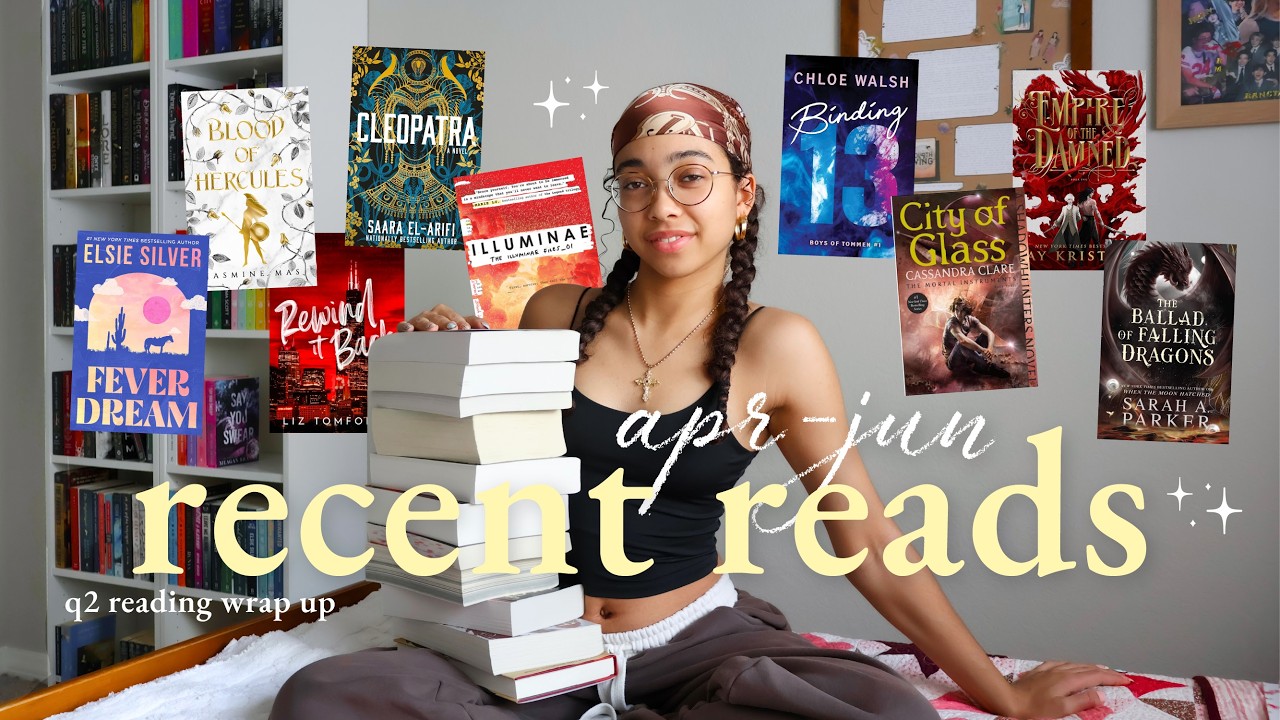 я прочитала 17 книг за 3 месяца!! итоги чтения за апрель &ndash; июнь 2026 + рекомендации ౨ৎ