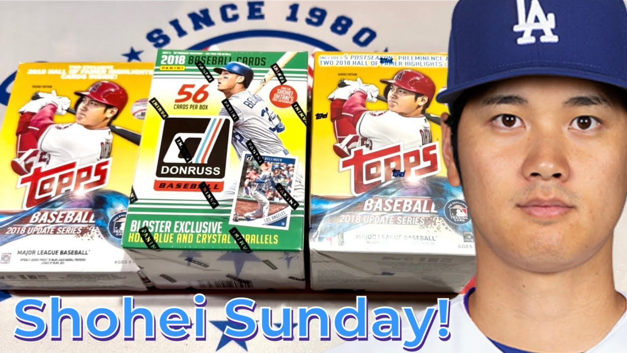SHOHEI SUNDAY!  LOOKING FOR OHTANI ROOKIES IN 2018 DONRUSS AND 2018 UPDATE!