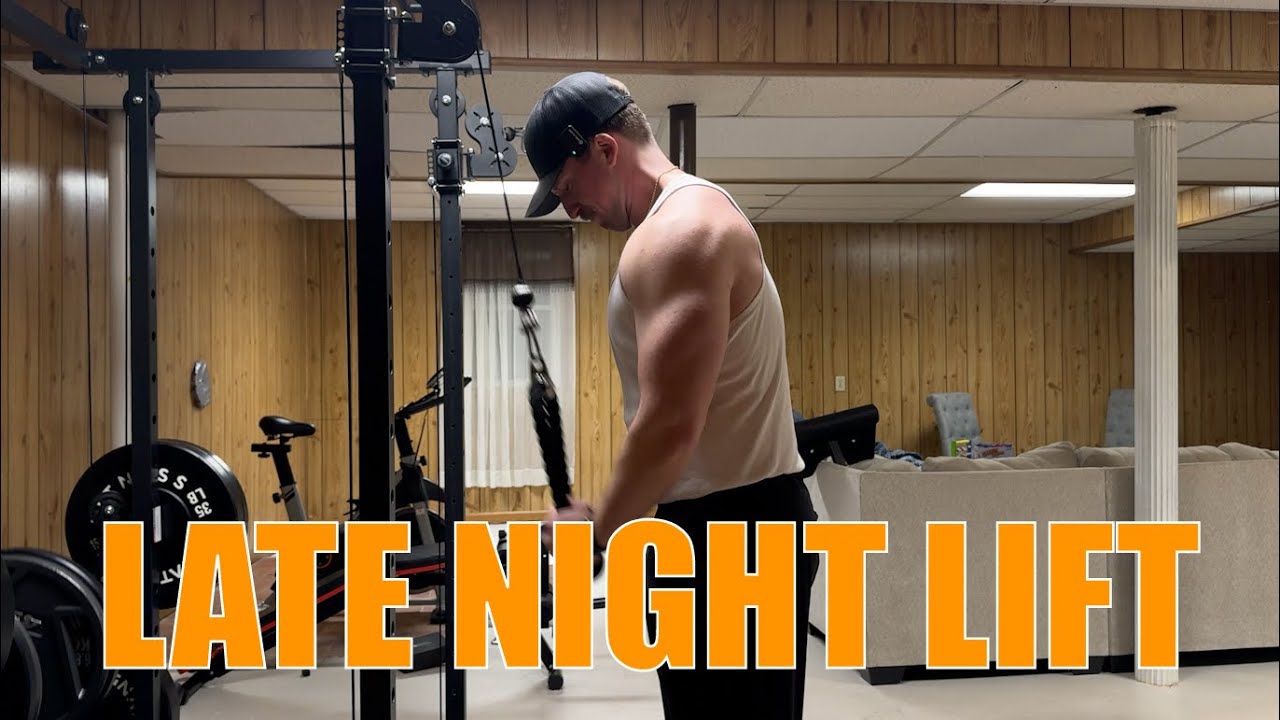 I had to lift LATE at NIGHT…let’s see how it goes