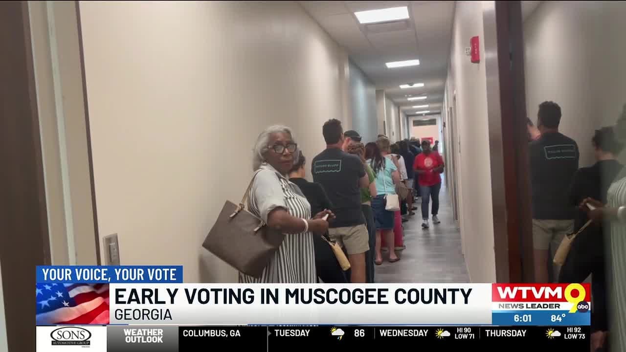 Early voting begins in Columbus as parties clash over Georgia governor&rsquo;s race