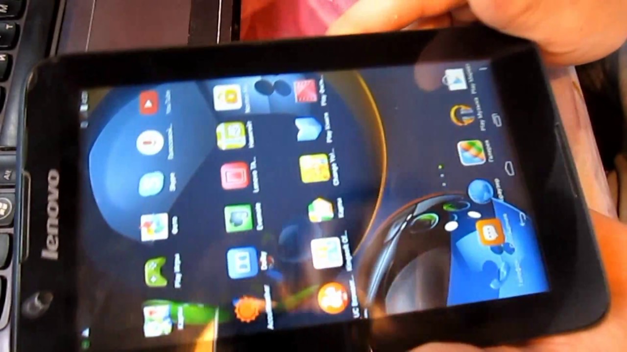 Lenovo A3300HV висит на заставке