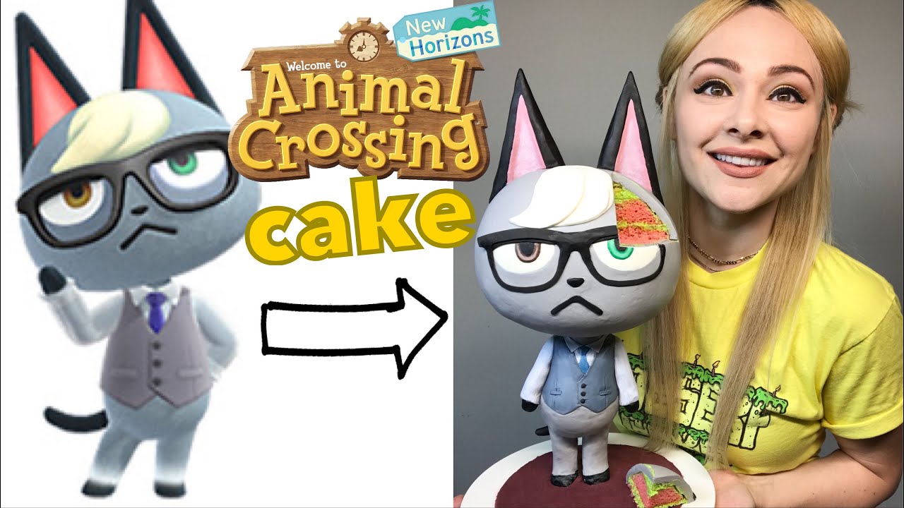HOW TO MAKE A RAYMOND CAKE | Animal Crossing