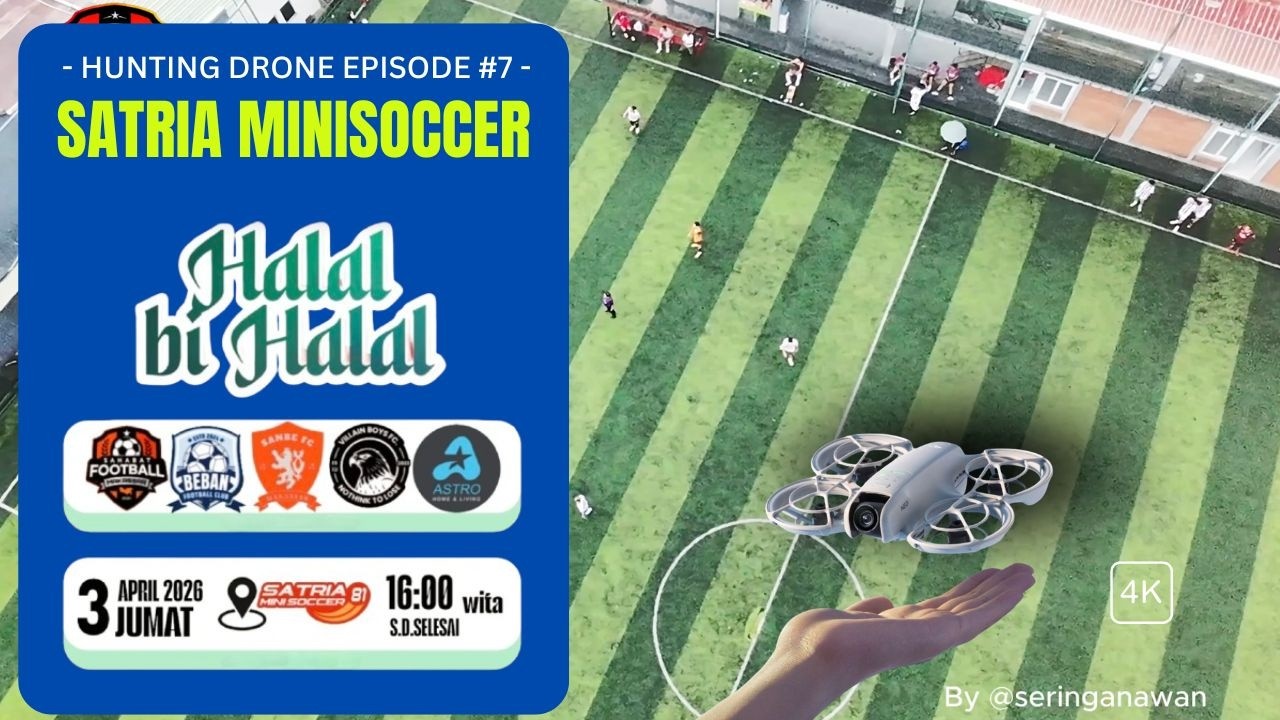 DJI Neo untuk menangkap momen terbaik di lapangan #djineo #minisoccer