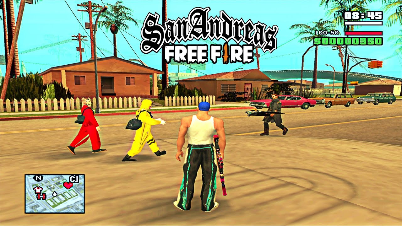 GTA FREE FIRE - TESTEI NO PLAYSTATION 2 TIJOLÃO (Grand Theft Auto: Free Fire)