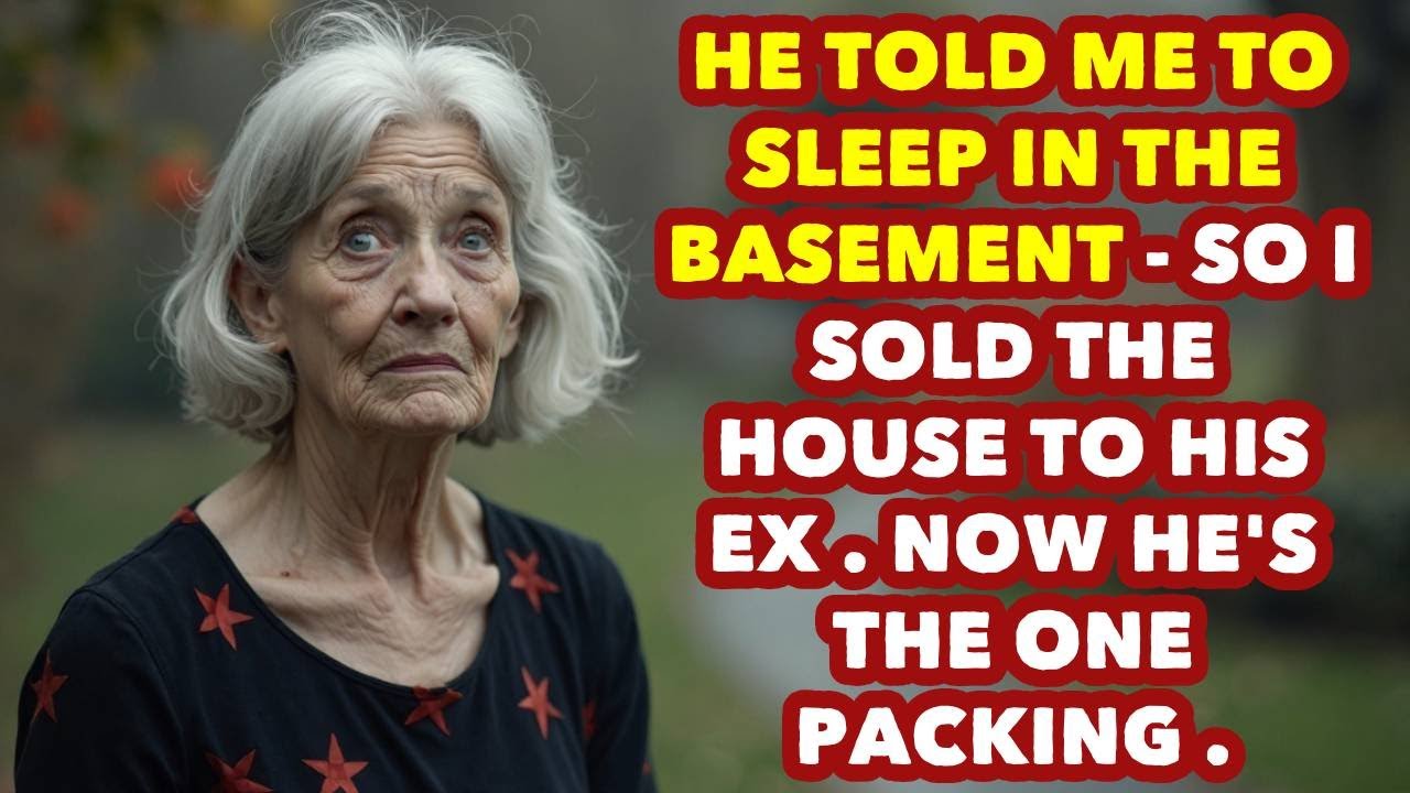 My Son Asked Me to Sleep in the Basement — So I Sold the House to His Ex