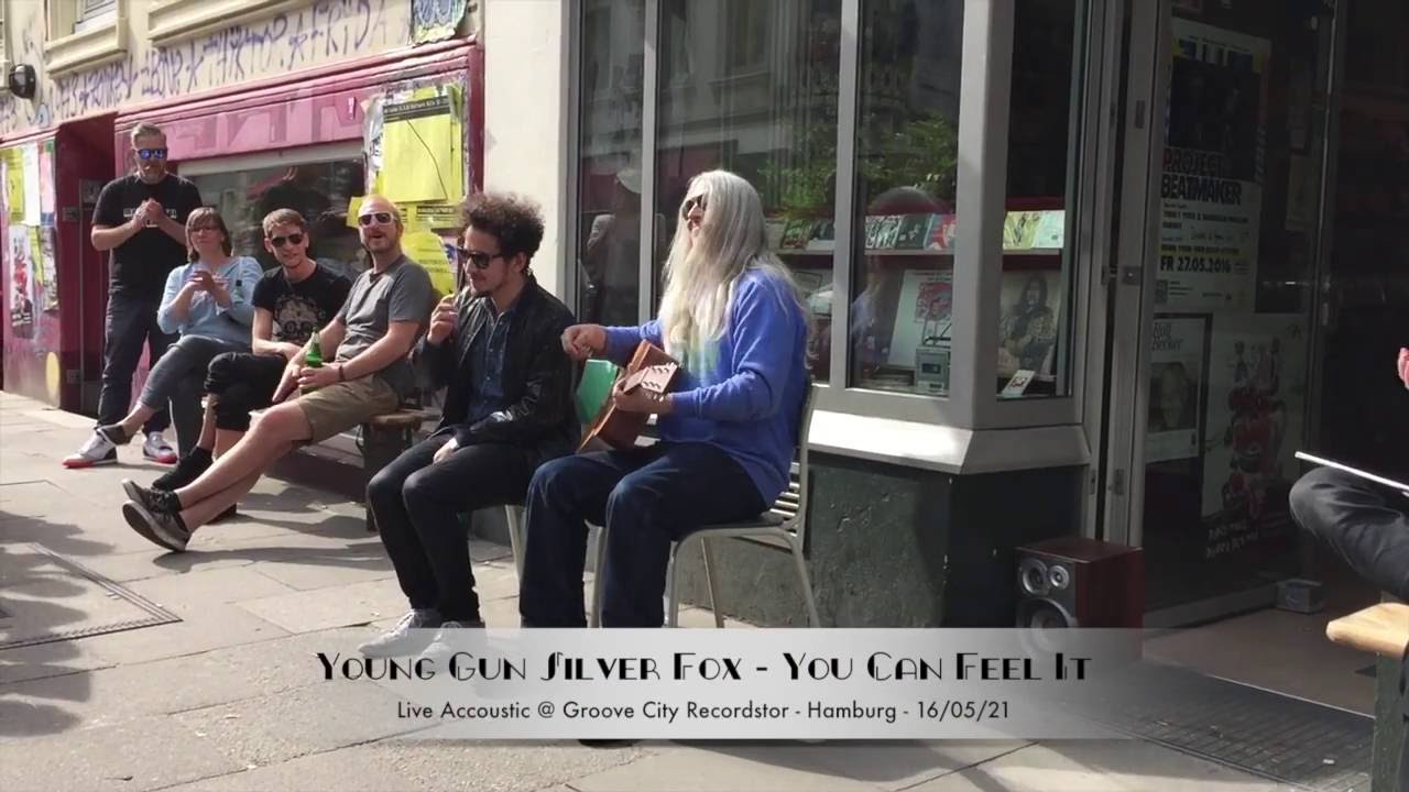 Young Gun Silver Fox - You Can Feel It - Streetgig Hamburg @ Groove City Recordstore 21/05/16