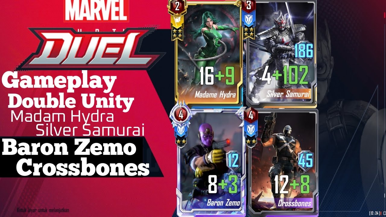 Marvel Duel | Gameplay Combo Unity Hydra 