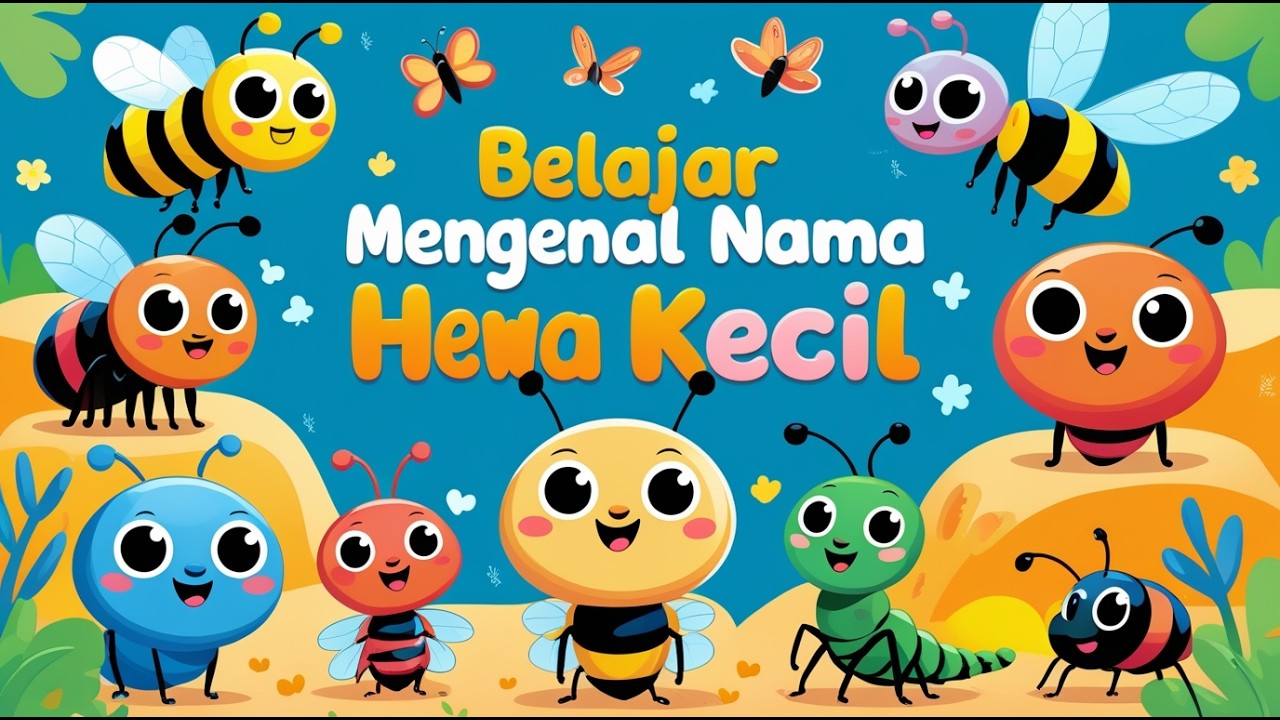Teman Kecil Lucu! Belajar Nama Hewan Mini Dua Bahasa
