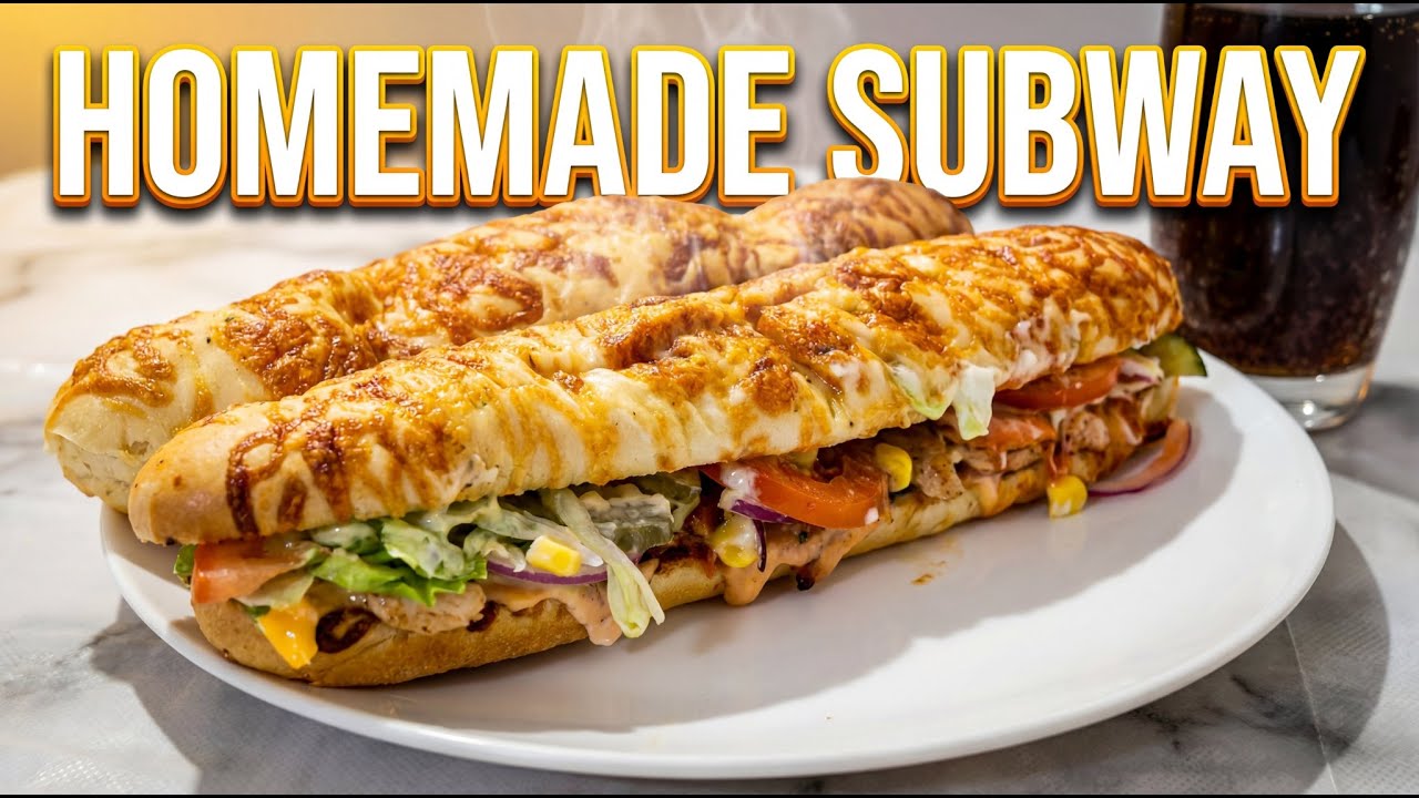 Homemade Subway Sandwich Recipe | Easy Chicken Subway | Better Than Subway!
