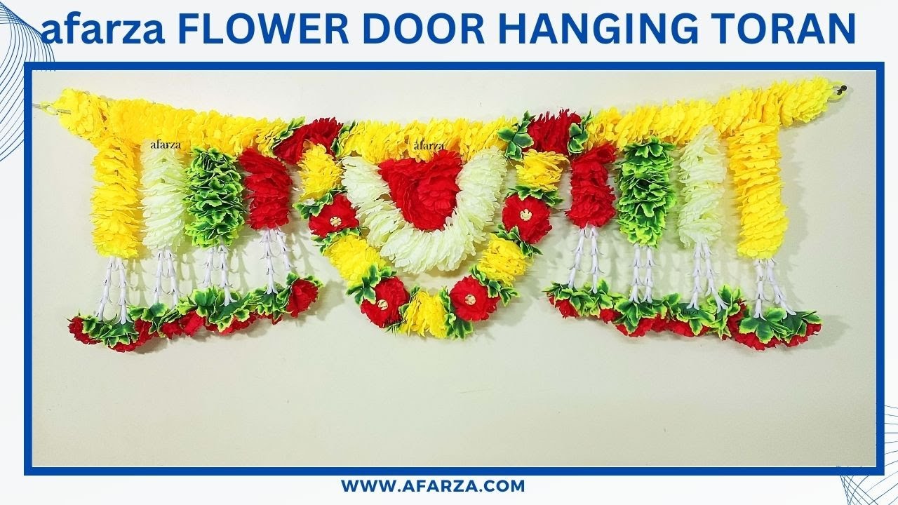 afarza Flowers that don't die! Flower Toran door hanging 23106