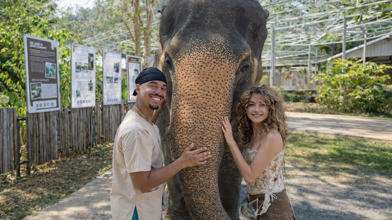 Arky and Bonnie Visit an Elephant Sanctuary
