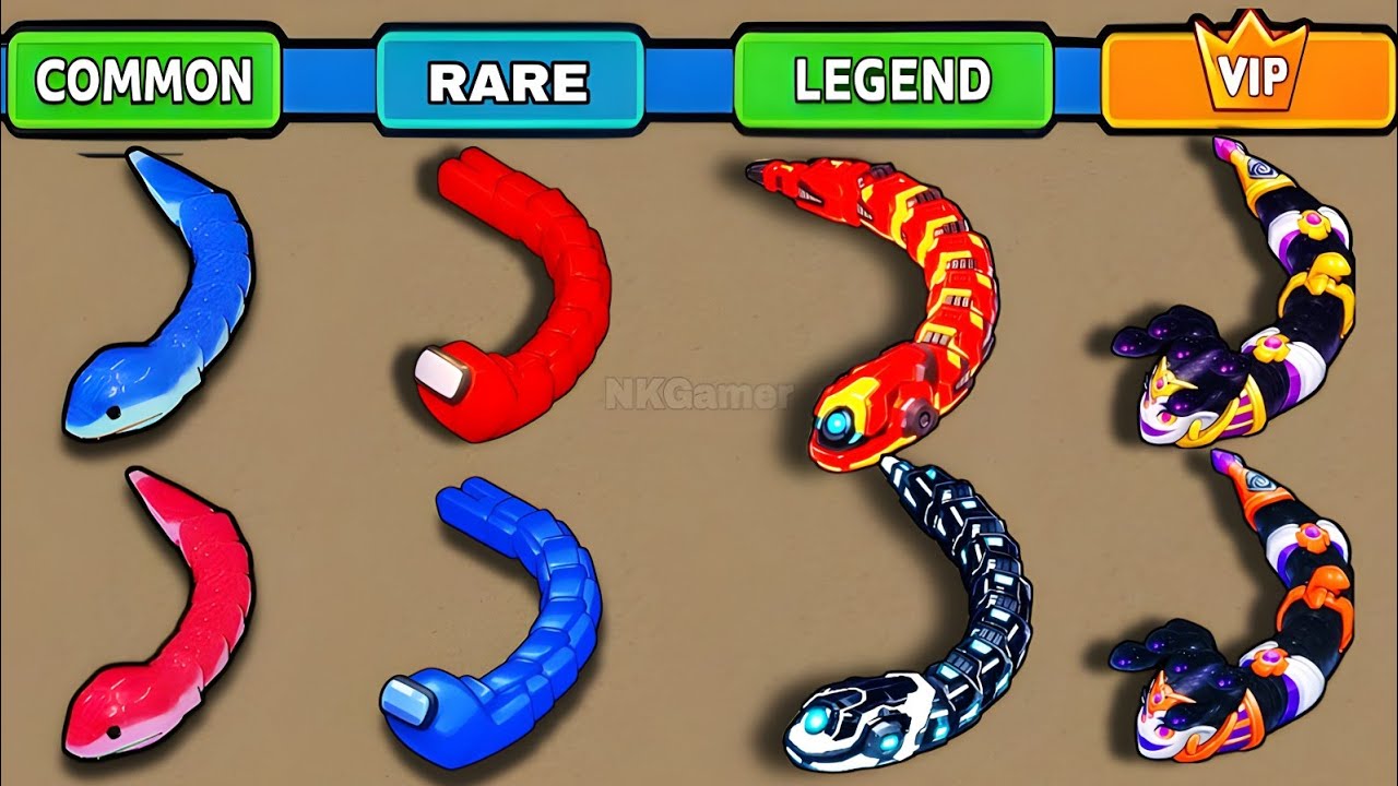 😱 Snake Clash IO Evolution: COMMON to VIP | MAX LEVEL Strongest Snake! 🔥 #477
