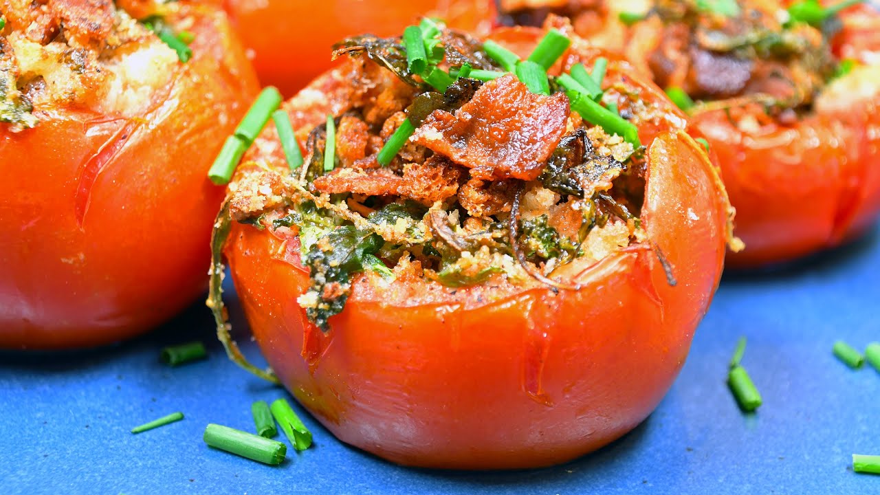 BLT Stuffed Jersey Tomatoes