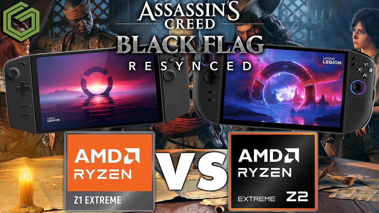 Assassin's Creed Black Flag zsynchronizowane | Legion Go Z1E kontra Legion Go 2 Z2E!!