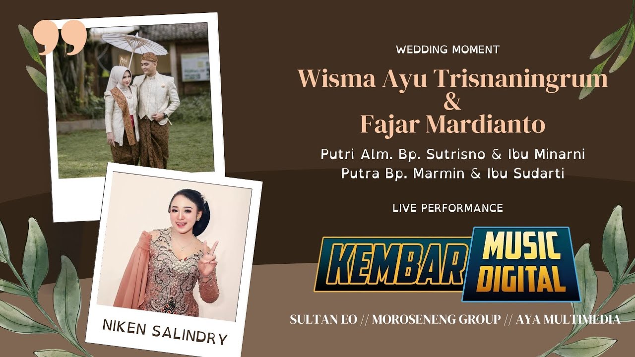 LIVE NIKEN SALINDRY BERSAMA KEMBAR MUSIC DIGITAL, WEDDING AYU & FAJAR, KARANGRAYUNG.14 DESEMBER 2025