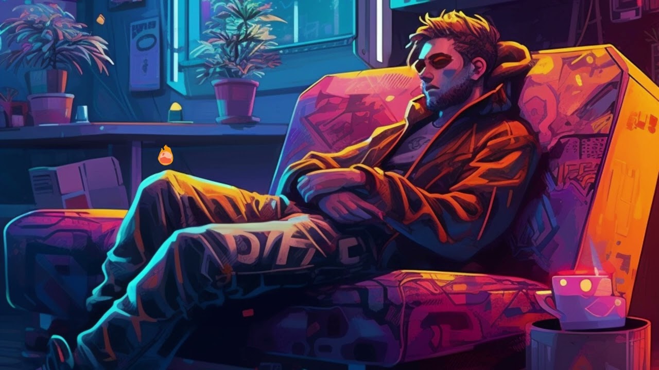 107.3 Cyber Snooze FM - 1 hour of Cyberpunk Lo-Fi to fall asleep with